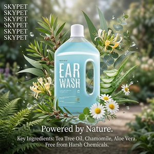 Nettoyant Auriculaire <span class=keywords><strong>Naturel</strong></span> aux Herbes pour Animaux de Compagnie, Formule Douce Anti-<span class=keywords><strong>Mites</strong></span> et Dégraissant, 1L, Vente en Gros, Marque Privée, pour Chiens et Chats - Product Image 4