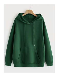 Sudaderas con capucha y sudaderas pesadas holgadas con logotipo personalizado de alta calidad para hombre, Sudadera con capucha negra de talla grande para hombre, azul liso de gran tamaño - Product Image 5