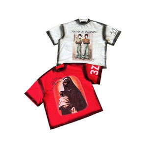 เสื้อยืดผ้าฝ้ายโอเวอร์ไซส์สำหรับผู้ชายเสื้อยืดครอปบ็อกซี่ฟิต270gsm โอเวอร์ไซส์ - Product Image 6