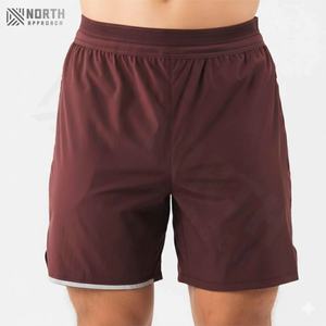 Shorts de sport pour homme personnalisés avec logo, coton premium, séchage rapide, fermeture à cordon, fitness, course à pied, écologiques, décontractés, sport - Product Image 3