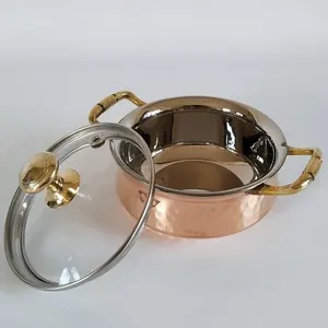 Durable Classic Stainless <b>Steel</b> Casserole with Lid | for Serving Fresh Meals for Regular Use - Product Image 4