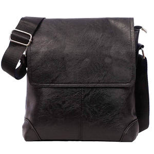 Mens Elegant Crossbody Sling <b>Bag</b> Custom Logo Genuine Leather Zipper Closure with Two Handles OEM Designer Shoulder <b>Messenger</b> - Product Image 6