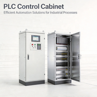 Panel de Control PLC Eléctrico con Controlador Lógico Programable para Automatización Industrial y Sistema de Control de Maquinaria