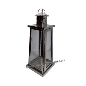 Linternas colgantes de acero y vidrio de último diseño, linterna de Vela decorativa para fiesta, Festival, sala de estar, entrada, novedad - Product Image 1