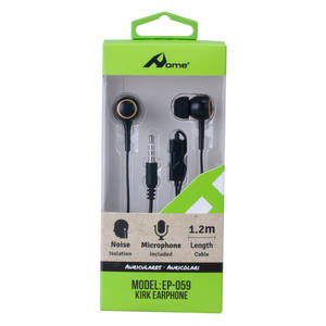 KIRK Écouteurs supra-auriculaires et supra-auriculaires EP-059 noir 1.2M 3.5MM Écouteurs - Product Image 1