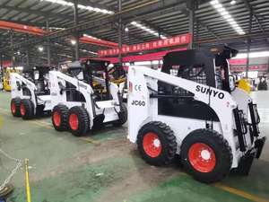 Minicargadora con Ruedas, Motor Euro5/EPA, Sistema Hidráulico Parker, Capacidad de Cucharón de 0.5m3, Tracción en las 4 Ruedas, Totalmente Hidráulica - Product Image 6