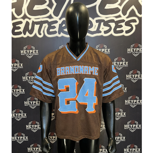 Maillot de football américain classique - Design rétro personnalisable - Anti-bactérien et séchage rapide - Vêtements de sport haut de gamme pour le jour du match - Product Image 2