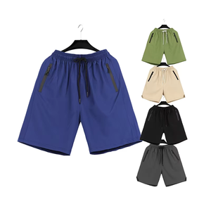 Prix de gros Short de sport en polyester à séchage rapide pour homme avec poche zippée - Product Image 2