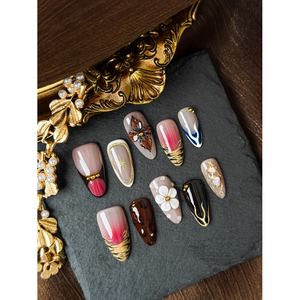 Calcomanías Elegantes para Uñas con Diseño de Arte Barroco - Product Image 1