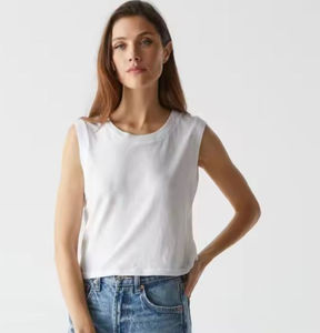 Débardeur Femme Grande Taille Tendance en Coton Respirant avec Logo Avant – Idéal Quotidien – Services OEM 2025 - Product Image 5