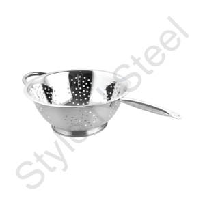 Stainless Steel Long Handle Soup Strainer with Wire Handle Long Handle Sink Colander - Product Image 1