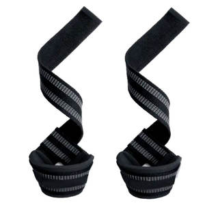 Sangles de musculation antidérapantes, réglables, légères, haute élasticité, en forme de 8, pour les séances de musculation, en néoprène et élastique - Product Image 3