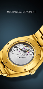 Reloj de Lujo para Hombre, Acero Inoxidable, Modelo GFL-Y1191, Mecánico, OEM ODM - Product Image 3