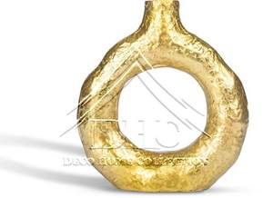 Florero de aluminio de metal negro de estilo moderno para el hogar, espacios habitables, Navidad y decoración de bodas - Product Image 3