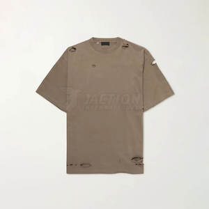 Camisetas de Hombre con Estilo Único, Manga Regular, Cuello Redondo, 100% Algodón, Ajuste Holgado, Estampadas, Color Personalizado, Logotipo, Secado Rápido - Product Image 1