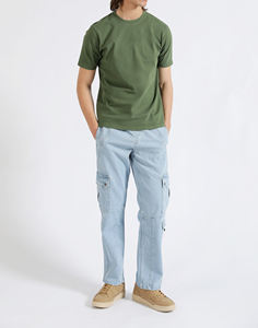 Moda pintura personalizada de alta calidad 275 gramos peso pesado al por mayor personalizado su logotipo de marca 100% algodón camiseta - Product Image 1