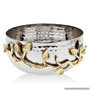 Bol de service en marbre de conception de luxe noir Style de décoration de vaisselle de table élégant avec des bols de feuille de fleur pour l'utilisation de fêtes de mariage - Product Image 6