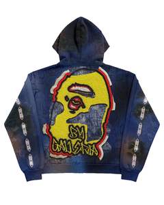 Sweats à capuche oversize à fermeture éclair, imprimés numériques tie-dye, haute qualité, pour l'hiver - Product Image 1