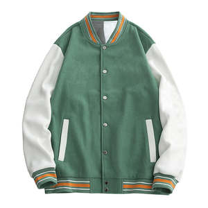 Chaqueta universitaria de algodón para hombre, corte clásico, material suave, OEM, ODM, directo de fábrica, personalizado, moda universitaria, prendas de vestir exteriores - Product Image 3