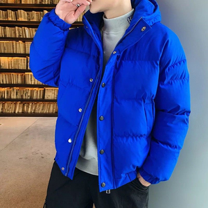 Chaleco de algodón para hombre, chaqueta cálida con capucha, a la moda, para invierno - Product Image 4