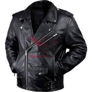 Vestes de motard en cuir de qualité supérieure pour hommes vêtements de moto élégants fermeture à glissière manchette à l'avant vêtements de course de style High Street d'hiver - Product Image 6