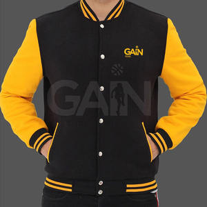 Professionnel fabriqué Slim Fit hommes veste d'hiver tenue décontracté mode épais extérieur hommes Letterman veste avec personnalisé - Product Image 4