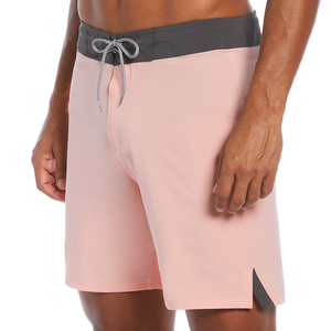 High Quality 4 Way Stretch Solid Color Nylon Custom Men Swim shorts <b>Swimming</b> <b>Board</b> Shorts - Product Image 1