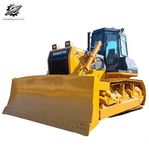 Bulldozer sur chenilles Shantui SD16 d'occasion, 16 tonnes, capacité de la benne de 4,5 m³, marque chinoise originale, grand bulldozer avec ripper, certifié CE - Product Image 1