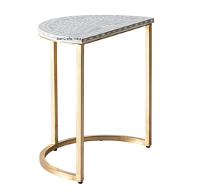 Muebles de Alta Calidad con Incrustaciones de Hueso, Mesa con Incrustaciones de Hueso a Precio de Fábrica India, Mesa de Centro con Incrustaciones de Hueso, Diseño Moderno, Aspecto de Lujo - Product Image 4
