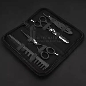 Ciseaux de coiffeur à bas prix Ciseaux de coiffeur de qualité supérieure Instrument de beauté en acier inoxydable à vendre Fabriqué au Pakistan - Product Image 2