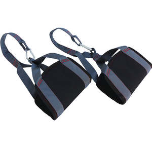 Sangles Ab réglables suspendues pour barre de traction et entraînement de musculation abdominale, sangles Ab Sling pour les soulèvements de genou et de jambe - Product Image 1