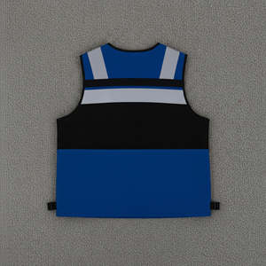 Chaleco de Seguridad Reflectante de Alta Visibilidad Multicolor ANSI Clase 2, Impermeable, con LED Intermitente, Material de Malla, Logotipo Personalizado/ODM - Product Image 3