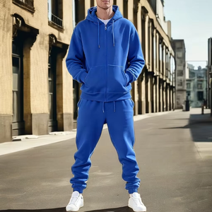 Chándal para hombre, chándal informal, y cremallera completa Sudadera con capucha, chándal atlético para correr, chándal, trajes informales para hombre - Product Image 1