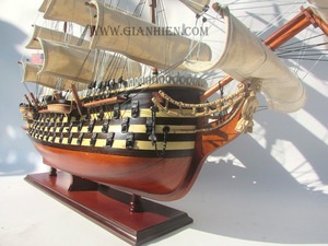 Gia Nhien, diseño personalizado del fabricante, modelo de artesanía, barco de alta calidad USS PENNSYLVANIA, barco alto, MOQ bajo, pintado náutico - Product Image 6
