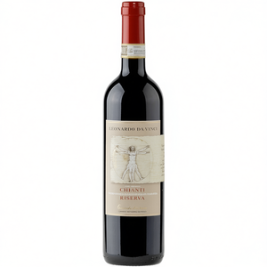 Leonardo Da Vinci Chianti Riserva DOCG 750ml Oak Aged Tuscan Reserve Red <b>Wine</b> 6 Bottles Per Box - Product Image 2