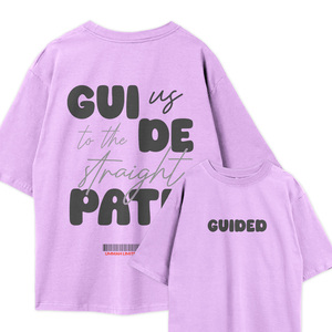 T-shirt surdimensionné en édition limitée Guide Us to the Straight Path Modest Tops - Product Image 5