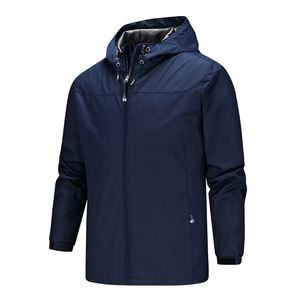 Veste coupe-vent imperméable légère et décontractée de style de rue personnalisable grande taille pour hommes - Product Image 6
