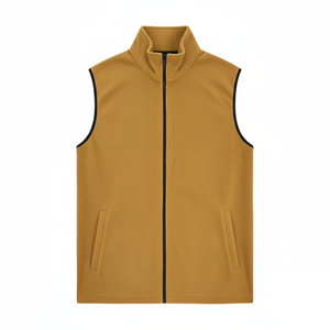 Chaleco Polar para Hombre, Talla Grande, Informal, con Cierre de Cremallera, para Uso en Exteriores en Invierno, Chaleco de Forro Polar al por Mayor - Product Image 2