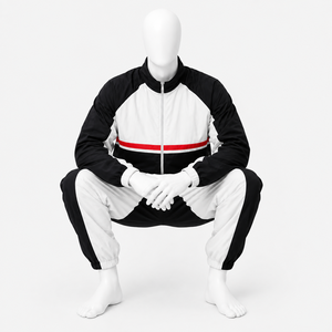 Conjunto de Dos Piezas de Chaqueta Cortavientos de Nylon con Logotipo Personalizado, Transpirable e Impermeable, Traje Deportivo Holgado para Hombre - Product Image 5
