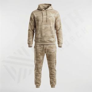 Ensemble de survêtement pour homme de marque haut de gamme, nouveau design, polaire d'hiver, streetwear, sweat-shirt et jogging, athlétique, gym, fitness, course à pied, sport - Product Image 1