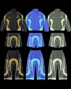 Conjunto Deportivo Personalizado, Chaqueta con Cremallera de Nailon y Pantalones de Nailon, Chándal Cortavientos - Product Image 4