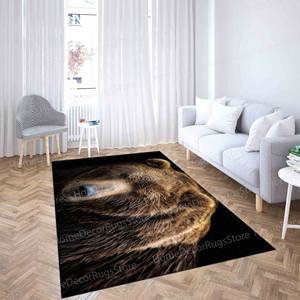 Wild Animal Printed <b>Rug</b> - Unique Decor for Office, Loft, and Man Cave,Nonwoven Thin <b>Rug</b> - Product Image 5