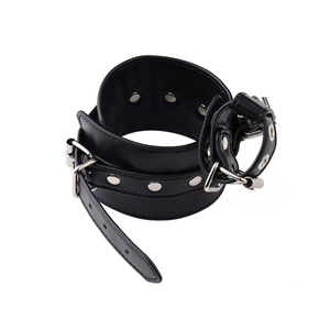 Barre d'écartement robuste en PU YW avec attaches pour mains et pieds, menottes de contention intégrale, longueur réglable, verrouillable, pour <span class=keywords><strong>bondage</strong></span> - Product Image 2