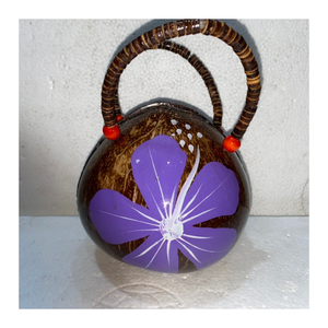 Hermosa bolsa de cáscara de coco natural para mujer, hecha a mano con diseño moderno y materiales ecológicos de Vietnam - Product Image 3