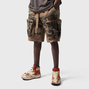 High Quality Summer Street Fashion Custom Label Multi-pocket <b>Camouflage</b> Cargo <b>Shorts</b> <b>Men's</b> Fashion Casual <b>Shorts</b> - Product Image 4