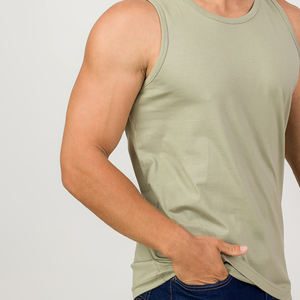 Camiseta Deportiva de Gimnasio para Hombre, Diseño Personalizado, Transpirable, de Spandex, Ajustada, Informal, de Punto - Product Image 3