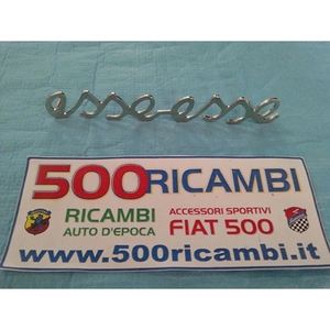 Autocollants de voiture Abarth Esseesse Cromata COFANO MOTORE SCRITTA Grille Engraving pour Fiat 500 D F L R - Marque générique - Product Image 1