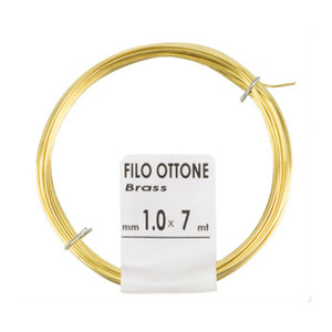 Filo in Ottone Diametro 1 mm Lunghezza 7 m Matassina 50 g - Product Image 1