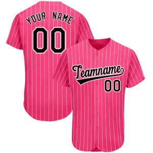 Hombres manga corta de alta calidad de béisbol Jersey uniforme en blanco personalizado niños al por mayor naranja jersey de béisbol - Product Image 3