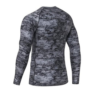 Hot Selling <b>Men</b> Compression <b>Rash</b> <b>Guard</b> Full Sleeve Custom Logo Training Wear Comfortable MMA Sports Jiu Jitsu Kimono Style - Product Image 6